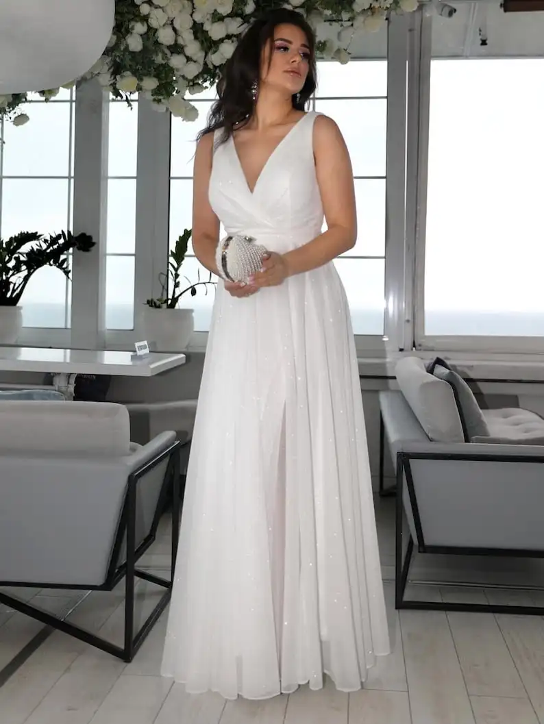 Weißes Hochzeitskorsett-Maxikleid mit offenem Rücken und Schnürung, elegantes Brautkleid, Prinzessin-Brautkleid, Göttinnen-Hochzeitskleid