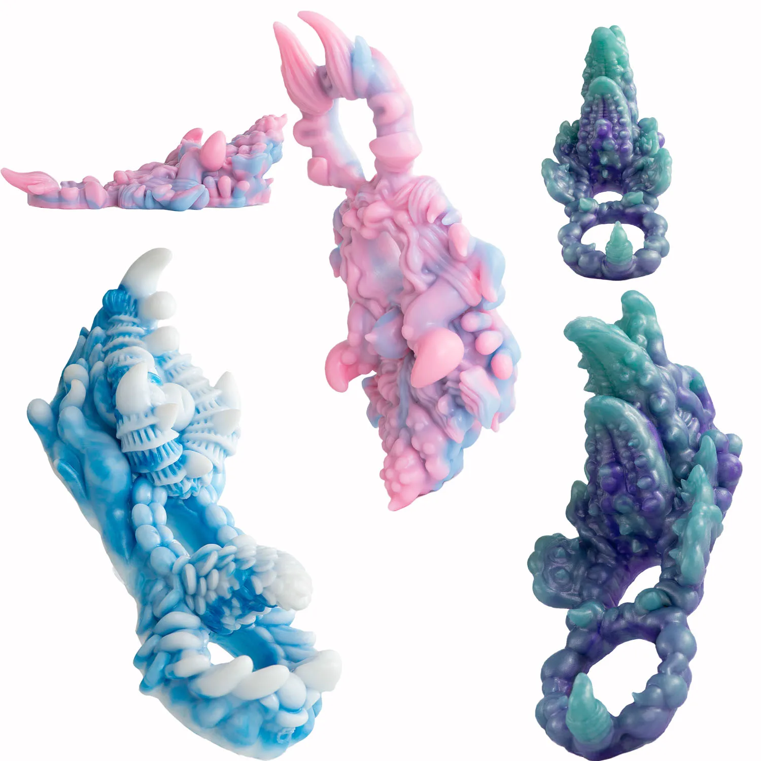 LICKER Soft Protrusion Sexy Grinders Silicone Twin Rings Grinder Body Massager Adult Toys Delayed Ejaculation Couple Sexy Tools