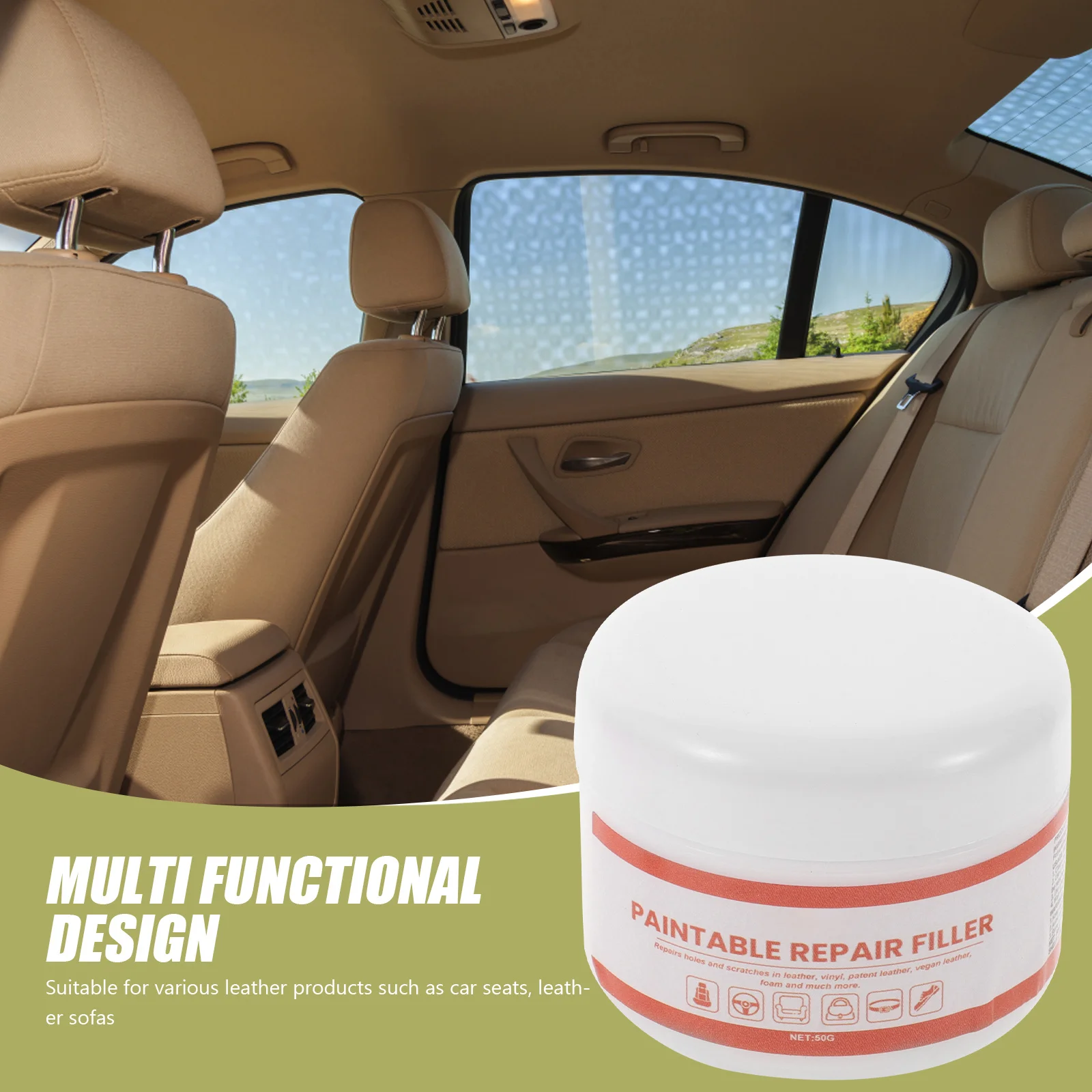 1 مجموعة كريم إصلاح مغذي عميق استعادة ليونة تألق لمقاعد السيارة أكياس أريكة الأحذية السترات الصيانة