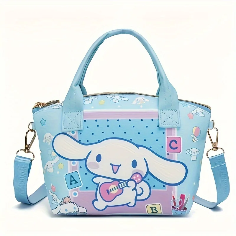 Sanrio Cartoon Design Kuromi Hello Kitty torebka, Kawaii Classic Crossbody chłopcy dziewczęta o dużej pojemności wycieczka do przechowywania portmonetka