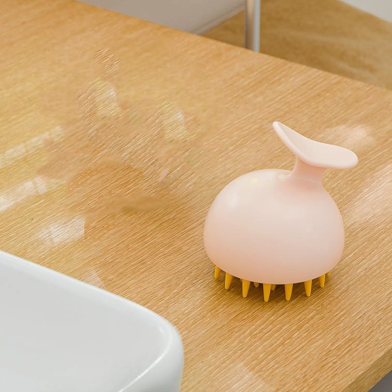 

ORFOFE 2 шт., массажная щетка для шампуня, отшелушивающее средство для кожи головы, компактный скруббер для чистки волос, удобный душ для глубокого очищения