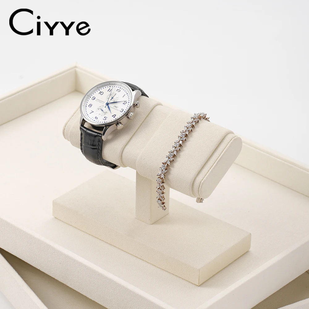 

Подставка для часов Ciyye, подставка для часов из микрофибры, подставка для браслета, подставка для ювелирных изделий, стеллаж для хранения часов, реквизит для хранения ювелирных изделий