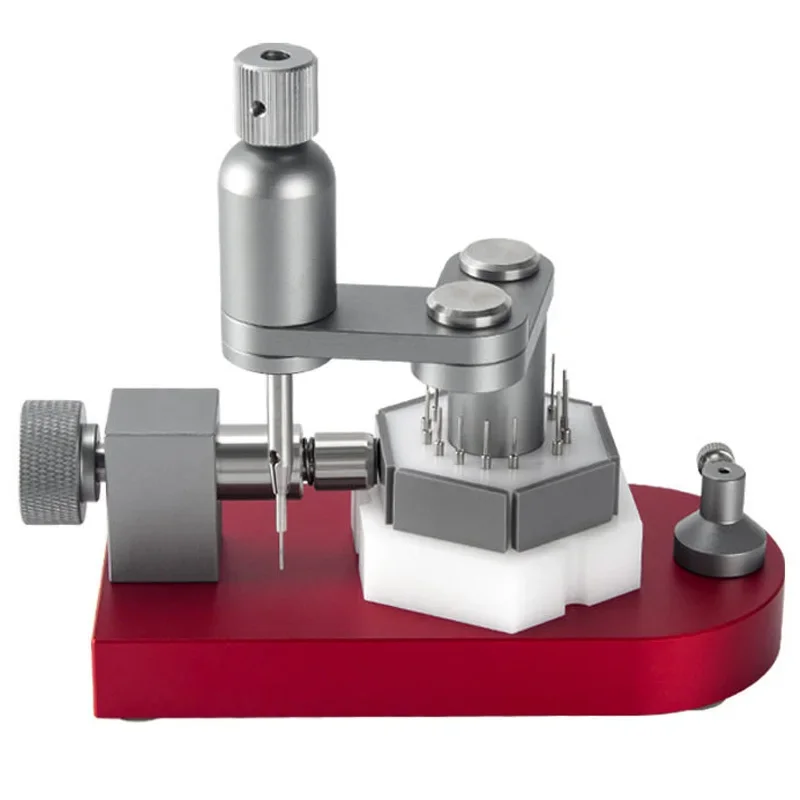 New Watch Repair Tool: Strap Remover with 360° Rotating Tip, Strap Adjuster, Metal Body, Includes Screwdriver/Punch Attachments