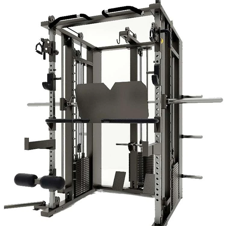 2026 2024 New Gym Equipment Squat Rack 3D Smith Machine Professional Fitness Equipmentpromote sales