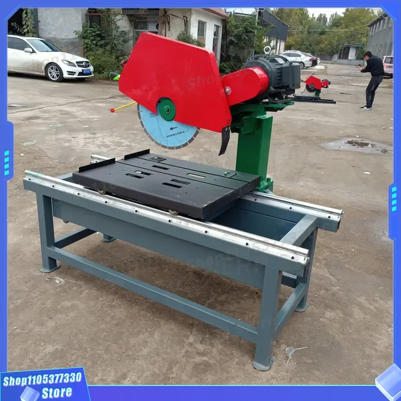 1250 Type Desktop Stone Cutting Machine for Tile Marble and Refractory Brick Small Precision Cutter Tool for Workshop Use
