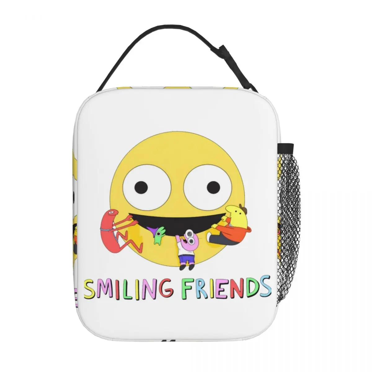 Lunch Box Smiling Friends Funny Cartoon Product Storage Food Box Fashion Thermal Cooler Lunch Box For School