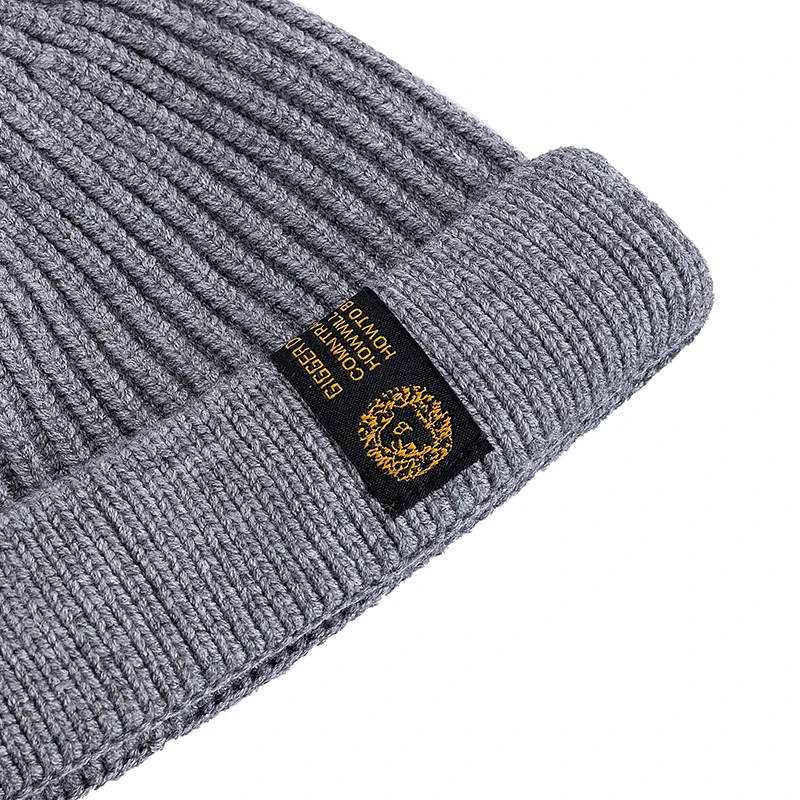 نمط جديد في الهواء الطلق قبعة الجمجمة موضة قصيرة البطيخ الشتاء داندي القبعات بحار نمط المالك القبعات للرجال الخريف قبعة صغيرة قصيرة قبعة