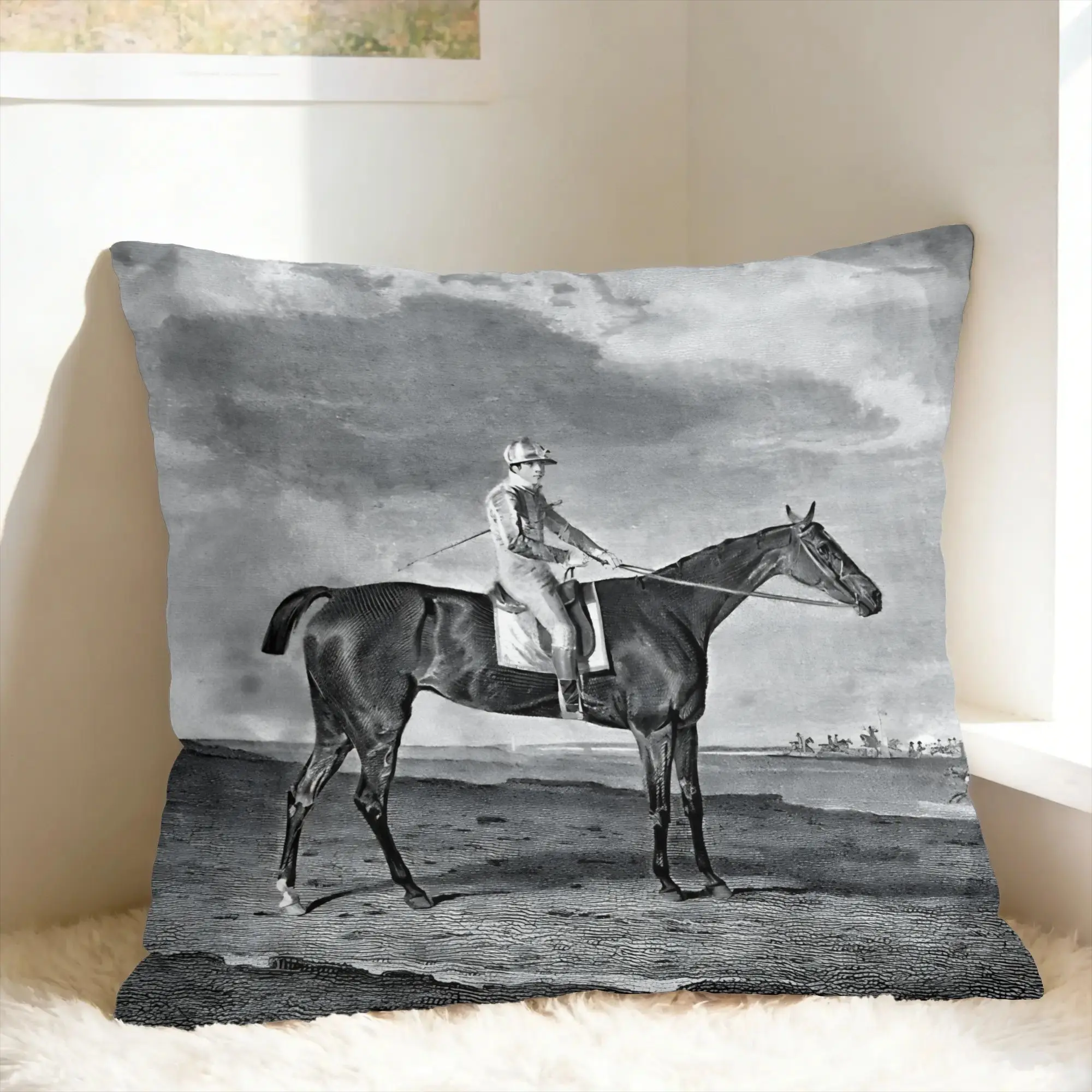 Equestrian Pillow Cover  Comfy Cushion Cover Fashion Pillow Case For Living Room Chair