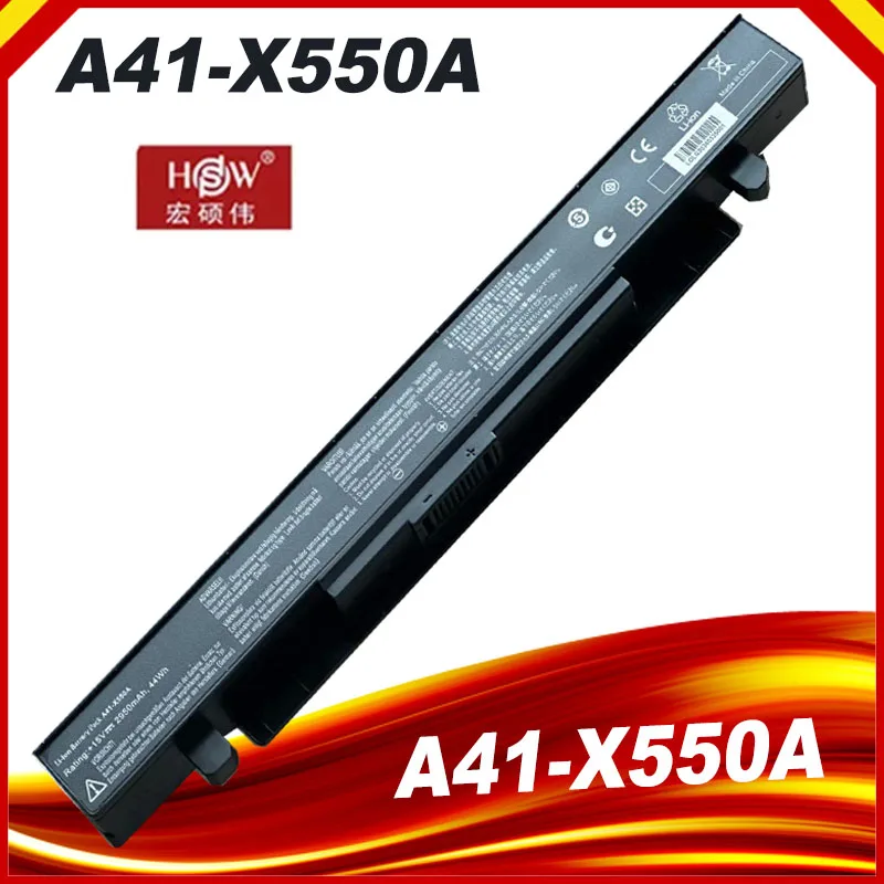 Laptop battery A41-X550A For Asus A41 X550A X450 X550A X550 X550C X550B X550V X450C X550CA A450 A550 X550L