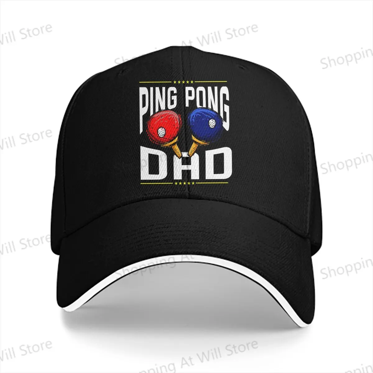 Leisure Fashion Men's And Women's Baseball Caps Ping Pong Table Tennis Daddy Truck Driver Hat Outdoor Sun Hat Creative gifts