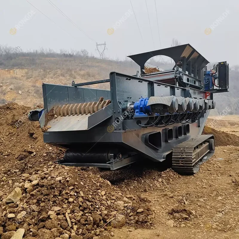 Hot Sale Professional Mud and Stone Separator Screening Machine for Soil Treatment Gravel and Limestone Cobblestone