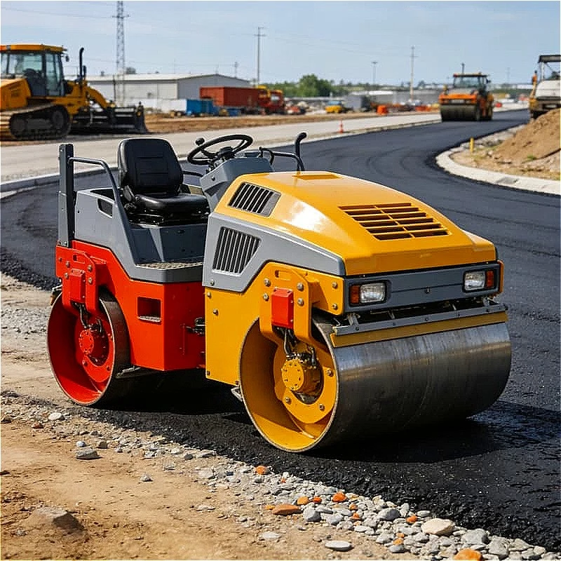 Impact Road Roller High Energy Impact Compactor For High Fill Embankment Loess Foundation Airport Runway Mine Site Customized