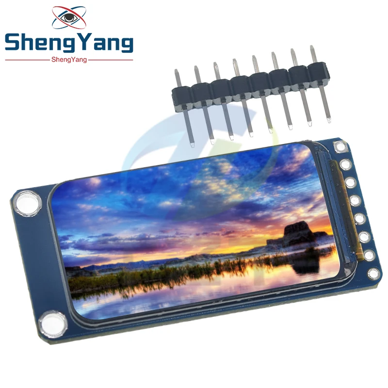 TZT 1.47" 1.47 Inch 172x320 SPI Full Color TFT HD IPS Screen LCD LED Display Module 172*320 ST7789 Controller 3.3V SPI Interface