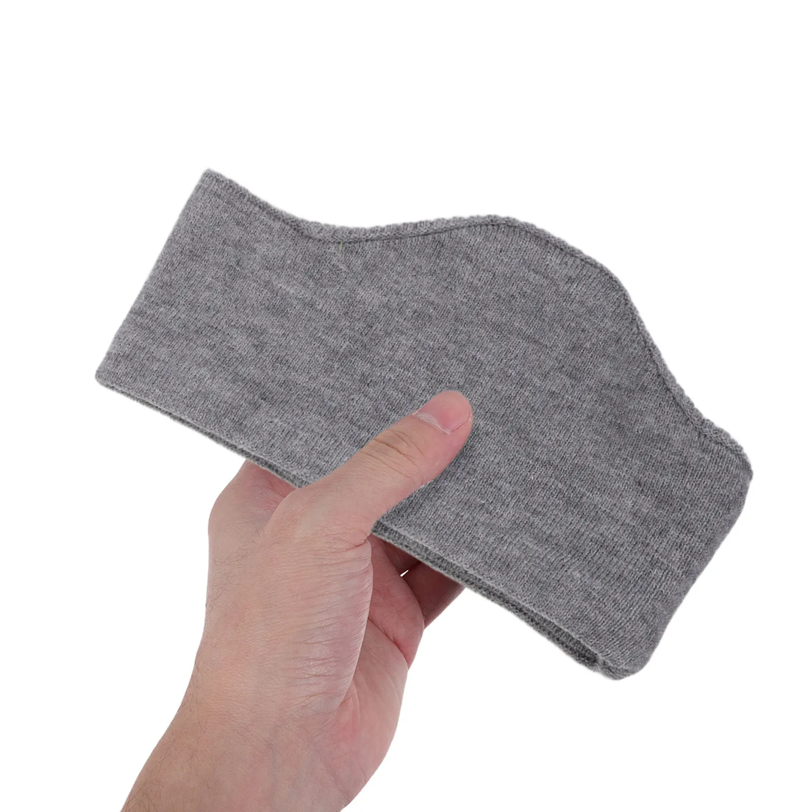 

Winter Headband Sleep Earmuff Thermal Knit Black Gray Warm Men Noise Reducing Soft Yarn Headband Earmuffs for Sleeping Running