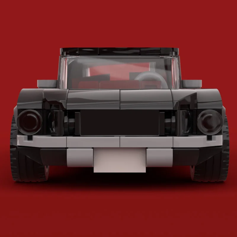 314 ELEMENTÓW Sportowy samochód Mustang Coupe MOC Personalizowany Modułowy Zestaw Klocków Edukacyjny Model z Klocków do Samodzielnego Montażu Prezent