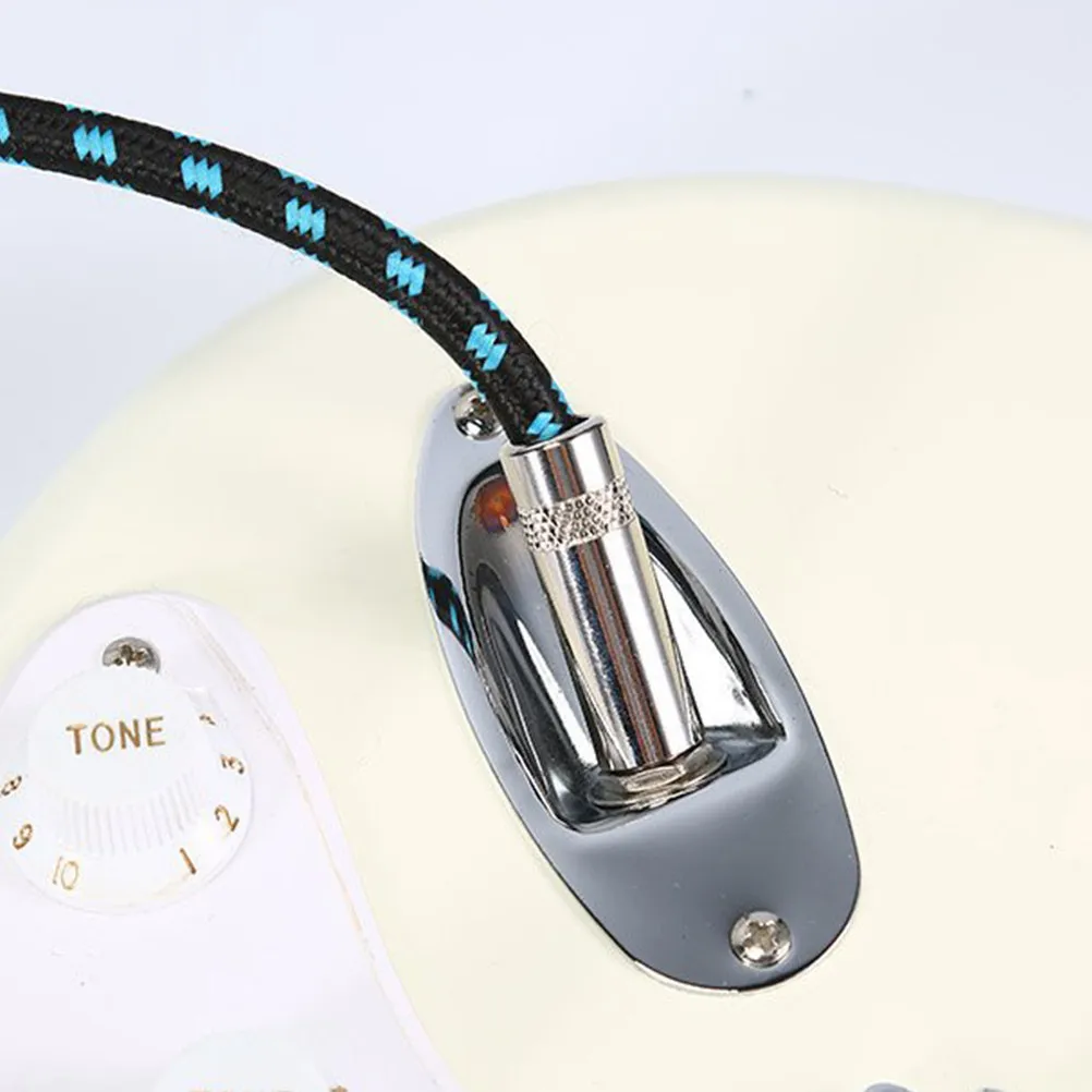 

Стереоаудиокабель 6,35 мм для профессиональной электрогитары: прочный, гибкий, с устойчивой передачей сигнала, сменный аксессуар