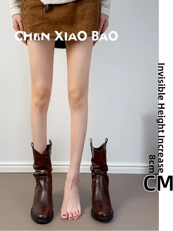 women's-boots-increased-height-8cm-leather-mid-calf-ort-boots-korean-sle-round-toe-faion-boots-winter-season