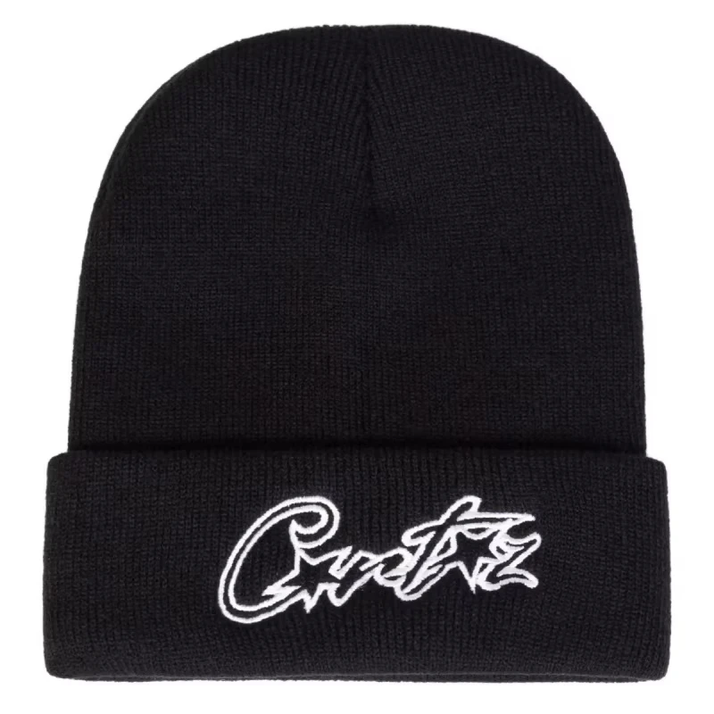2026 Printed fabric Cuffed Beanie Hat, Soft Knit Winter Skull Cap, Warm Casual Streetwear Beanie for Men Women Daily Outdoor