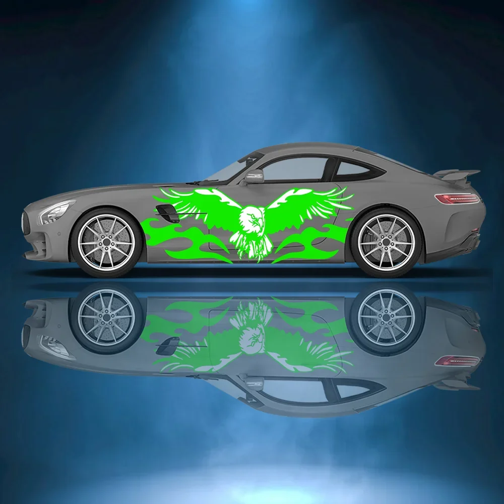 

Soaring Eagle Silhouette Car Side Sticker Decor, PVC Waterproof Scratch Resistant Decal, Car Protection, Auto Accessories Gift