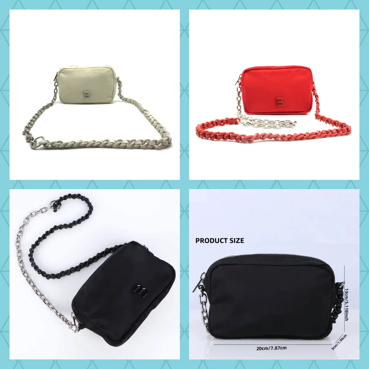 High Quality Fashion Casual Solid Color Letter Decoration Shoulder Bag Multi Color Optional Women Bag Gift Free Shipping