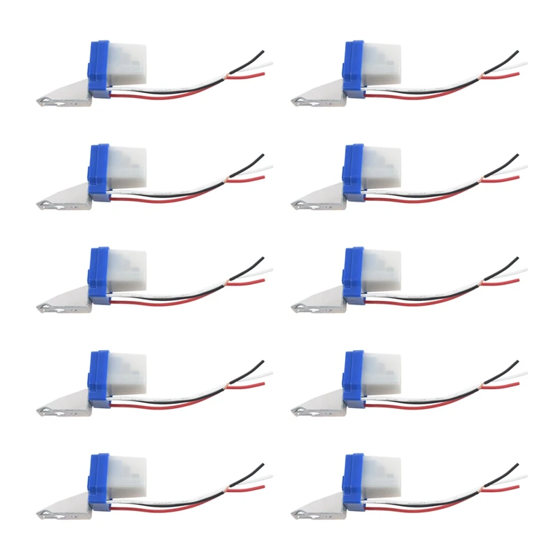 

10X AC DC 12V 10A Automatic Lamp Twilight Switch Light Sensor Twilight Switch