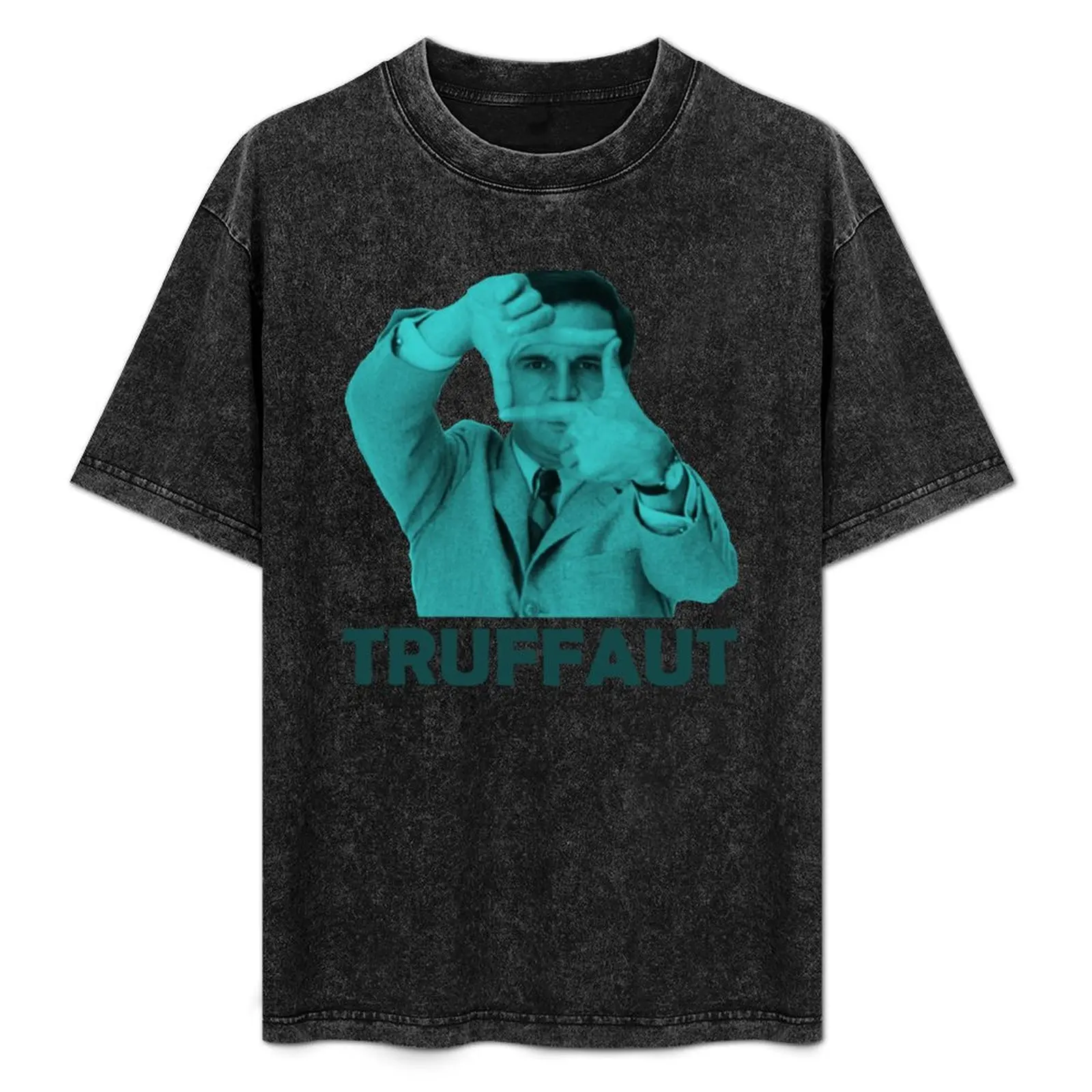Camiseta de François Truffaut con estampado minimalista
