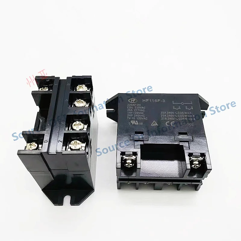 HF116F-3-220AF-2H High Power Relay 220VAC 6Pin 25A Electrical Component 100% New