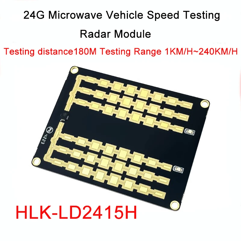 Free Shipping HLK-LD2415H Millimetre Wave Vehicle Speed Feedback Radar Module 1KM Long Range Speed Sensor Serial Communication