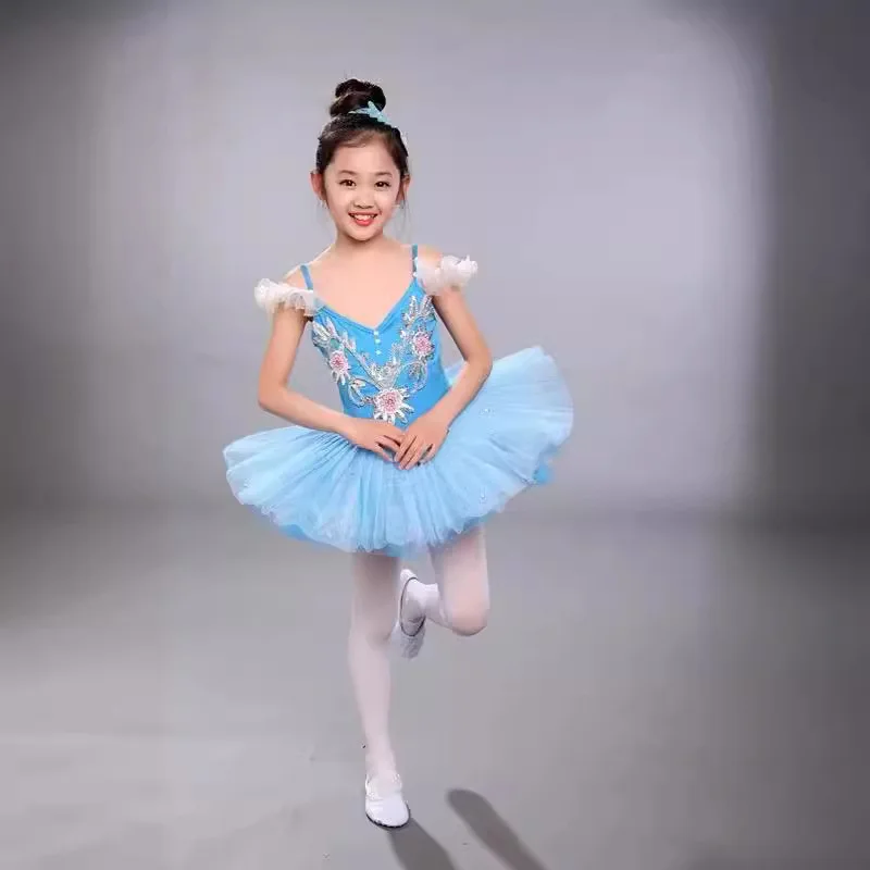 Ballet clothing new practice clothes, girls gymnastics clothing performance clothes, children's tutu test clothes