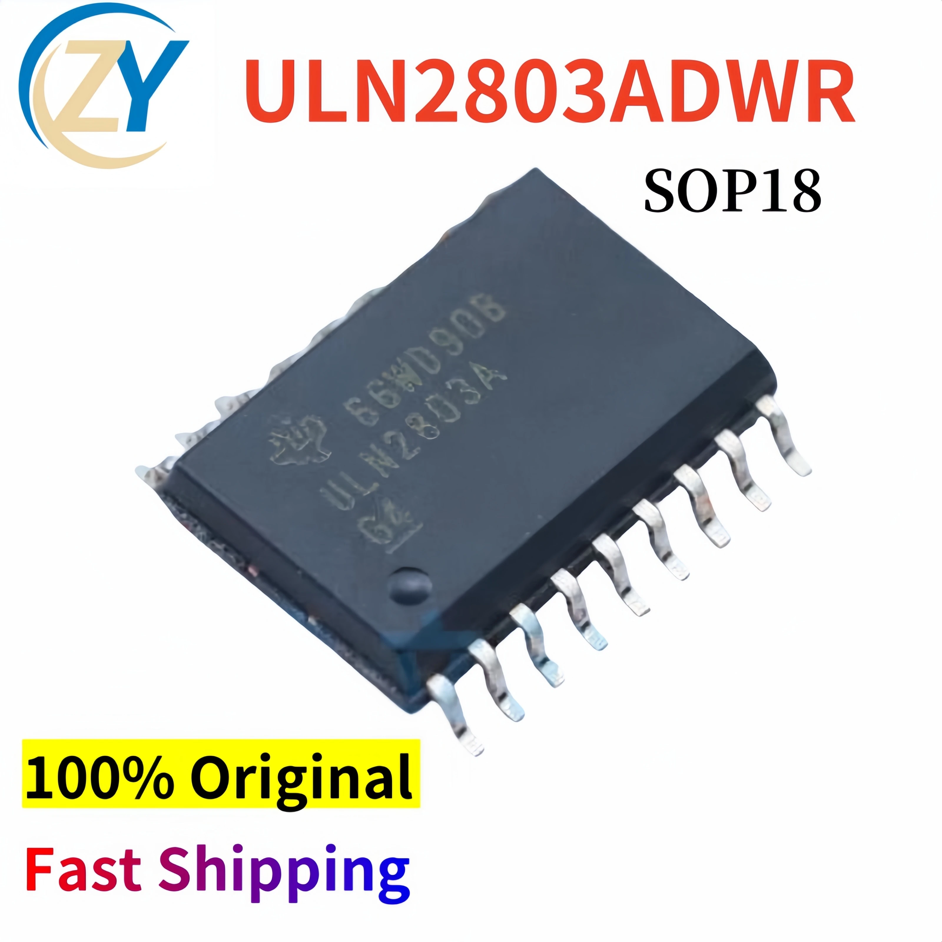 100% Original ULN2803ADWR Transistors ULN2803 500mA SOIC-18 -40C - +85C Guaranteed Quality