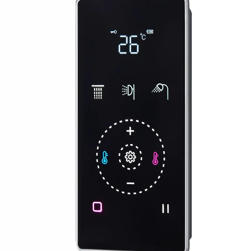 Wholesale bath mixer Digital Thermostat Shower Controller with color change