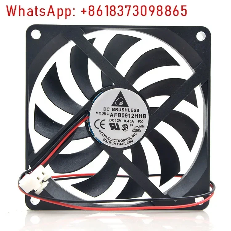 9Cm 12v 0.45A 9015 AFB0912HHB Computer main board speed regulation, water-cooled ultra-thin fan