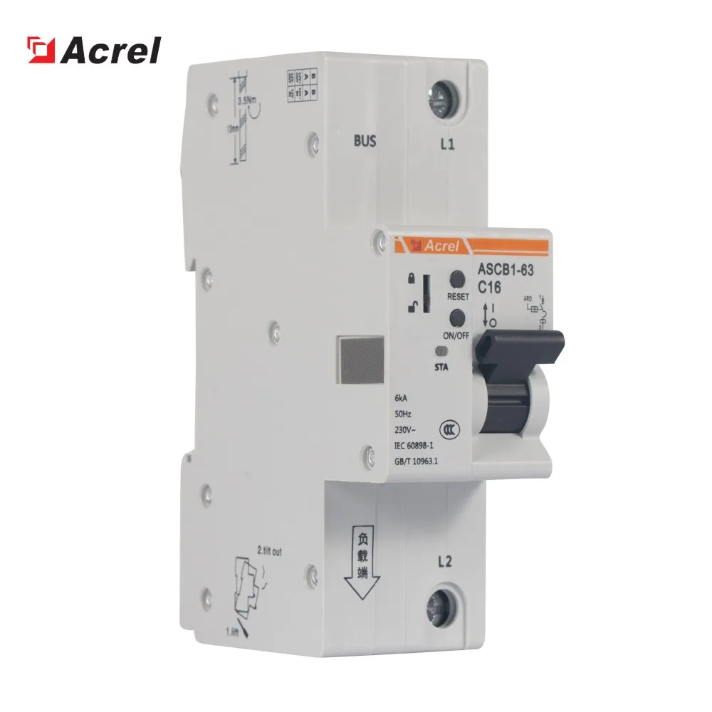 

Acrel ASCB1 Series Electricity Measuring RS485 Communication Intelligent 63A Micro Smart Miniature Circuit Breaker MCB