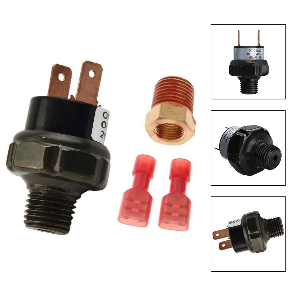 

1pc NPT1/8 Heavy Duty Pressure Switch Tank Mount For 12 Compressor Air Horn Part 6*2*2 Cm Air Compressors Power Tools Accessorie