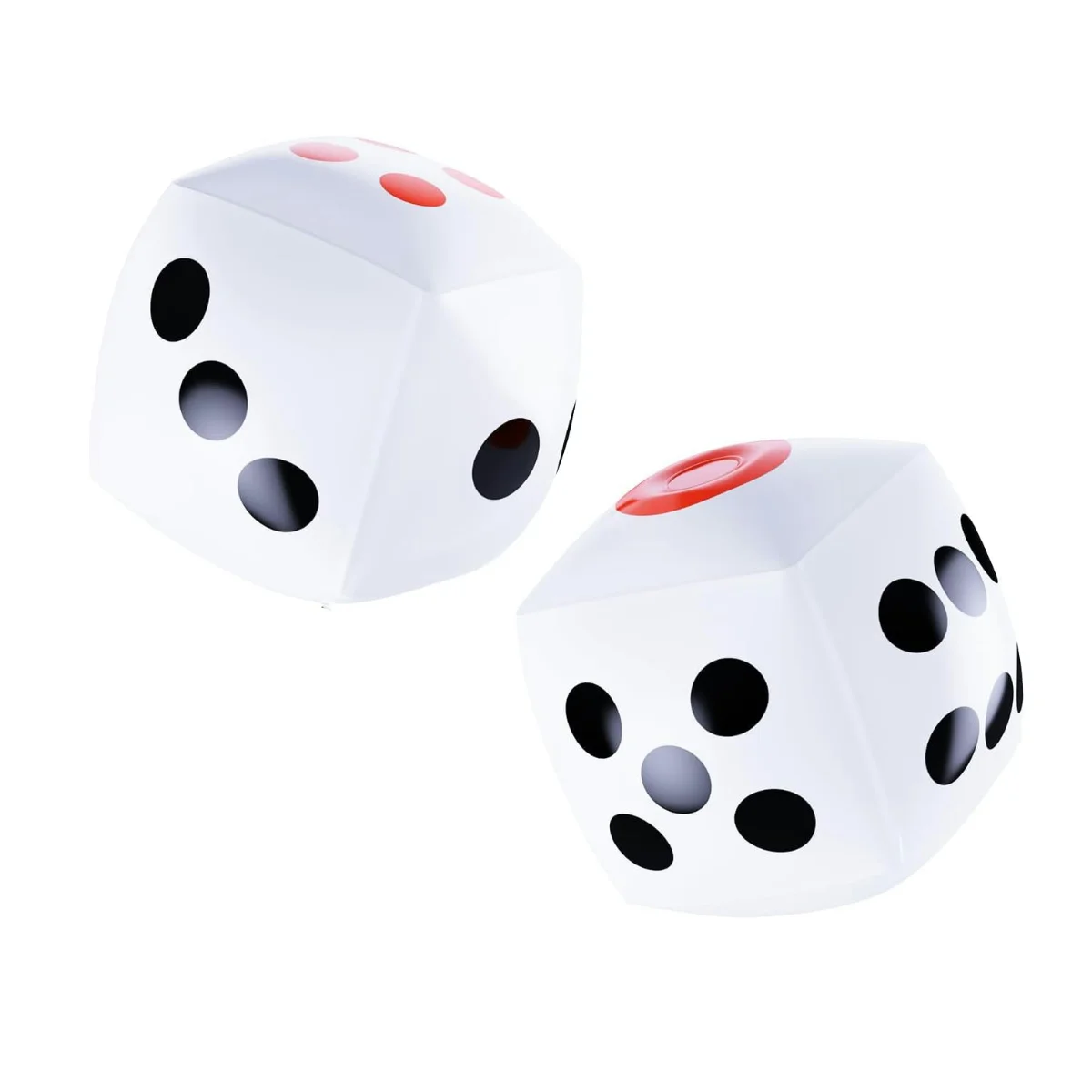 2Pcs Inflatable Giant Dice, Board Game Party Decoration for Indoor Outdoor Game, Beach, Pool, Lawn Party Gaming, Christmas gift