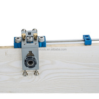 Extended 3 In 1 Woodworking Doweling Jig Kit Drilling Guide Puncher Locator Pocket Hole Jig Carpentry Hand Tools Set