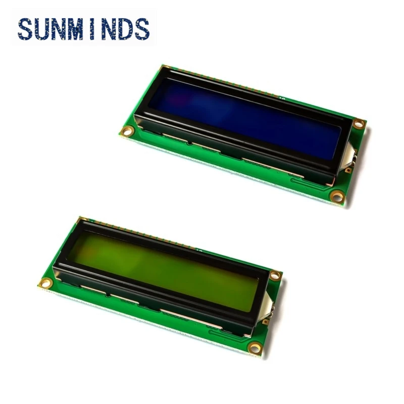 1pcs LCD1602 1602 module green screen 16x2 Character LCD Display Module.1602 5V green screen and white code for arduino