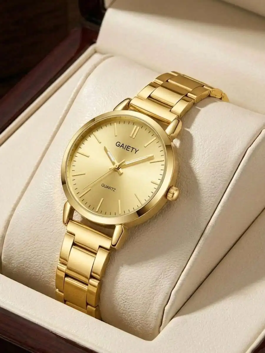 1pc Women's Alloy Band Fashion Casual Roman Numeral Small Round Dial Quartz Watch, Suitable For Daily Wear And Holiday Gifts