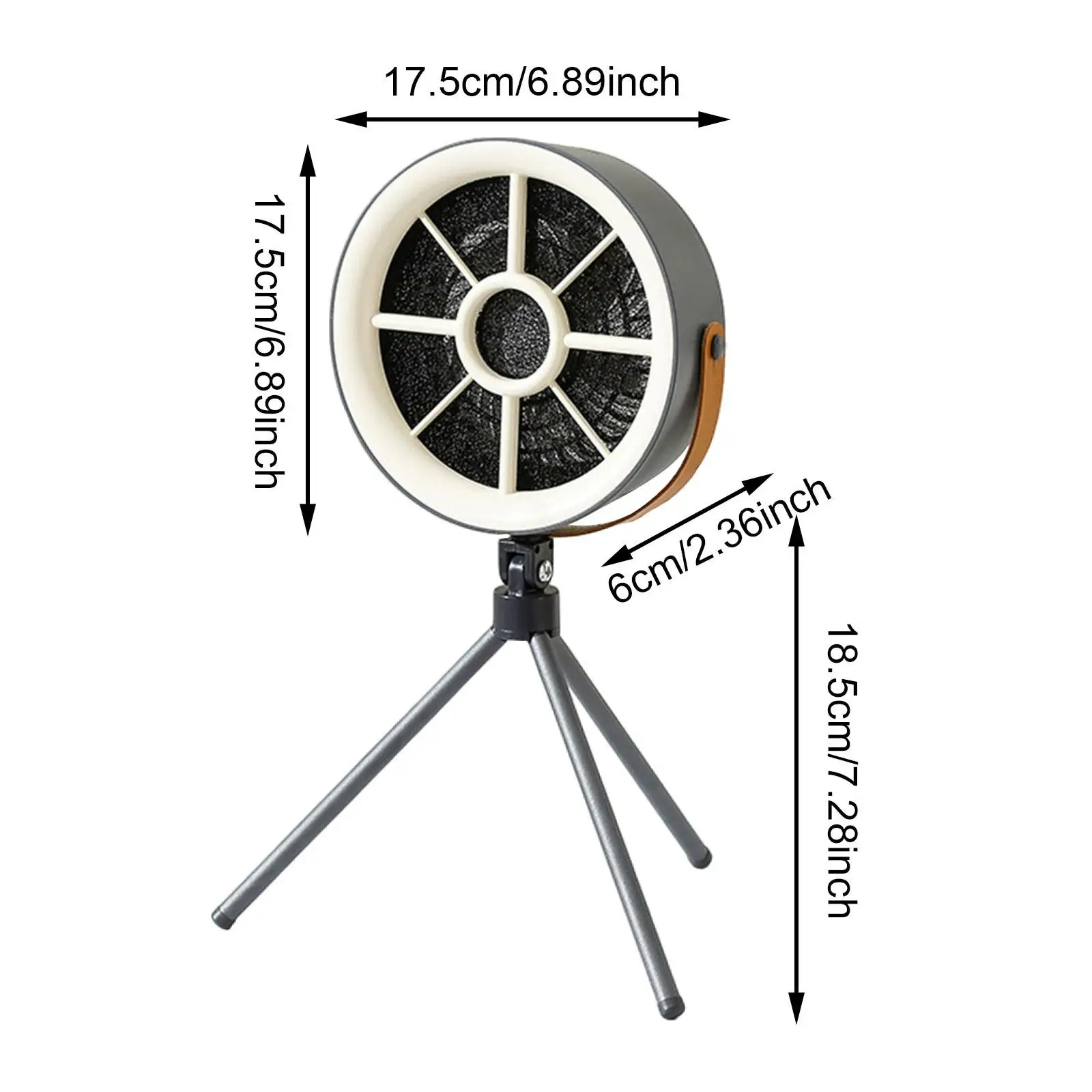 Portable Range Hood Desktop Oil Smoke Fan for Small Kitchen Outdoor Indoor