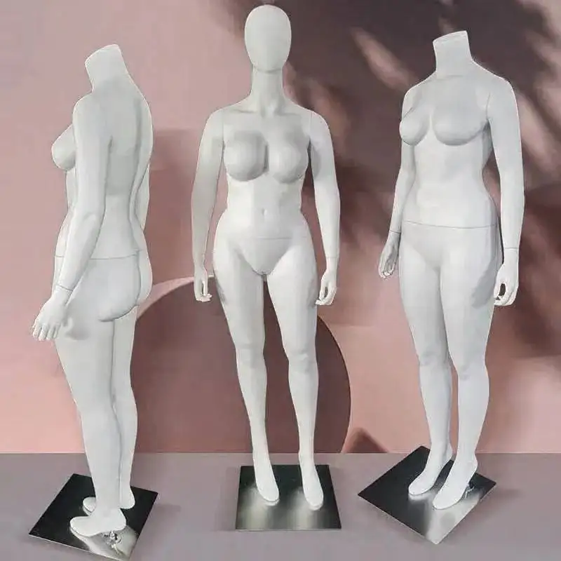 

Props Mannequin Stand Mannequins Fiberglass Full Female Plus Size Sports Body Fat Woman Mannequin Display Women's Clothing