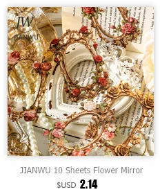 JIANWU 10 teile/satz Handy Fall Transparente Rückseite Karte Kreative DIY Journal Material Dekor Schreibwaren – Detail 2