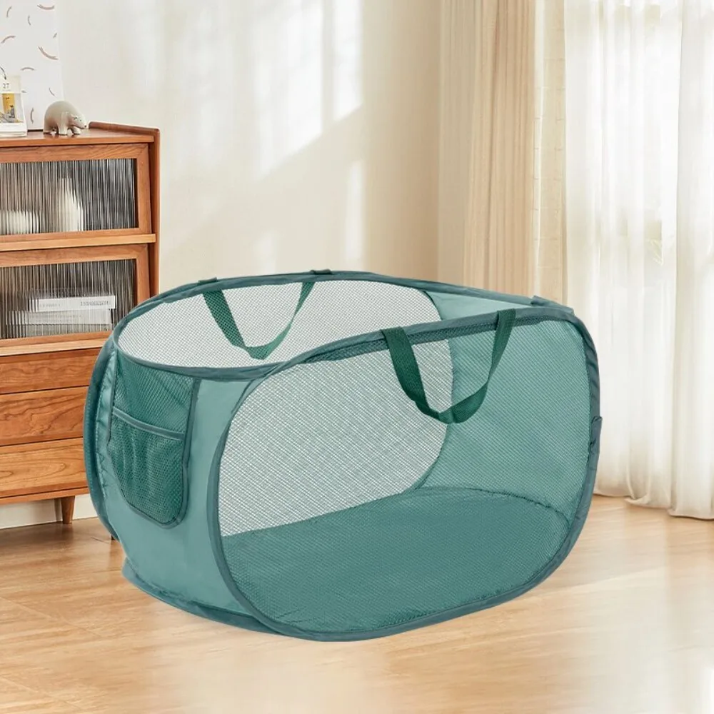 

Foldable Basket for Bathroom Storage Portable Laundry Hamper Organiser for Dry Goods Home Organisation and Travel Use
