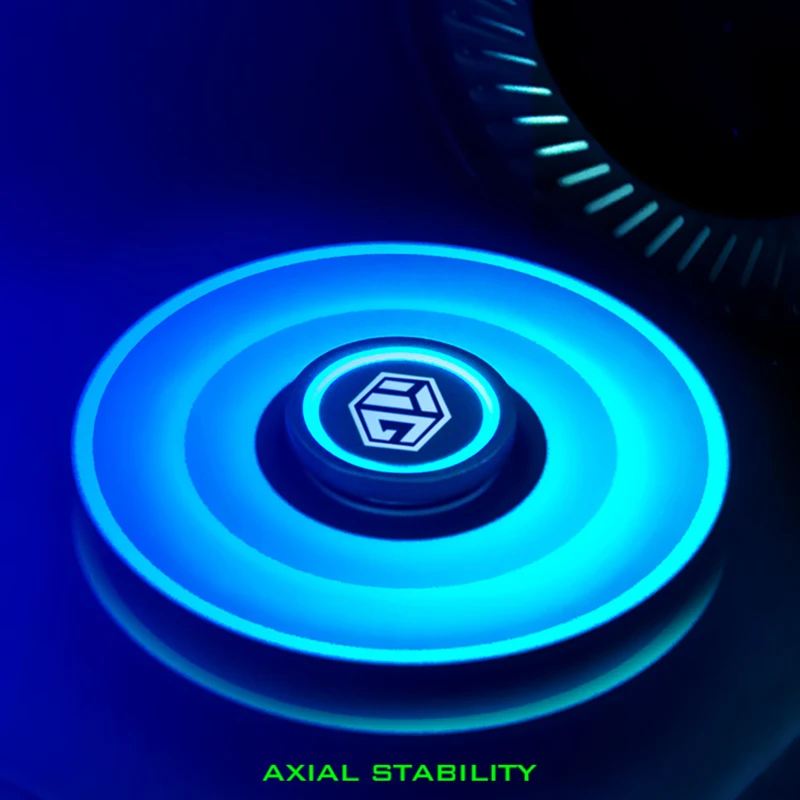 Antistress Luminous Fidget Spinners Alloy Metal Hand Spinner Mute Bearing R188 Noctilucent Gyro Stress Relief Toys For Adult Kid