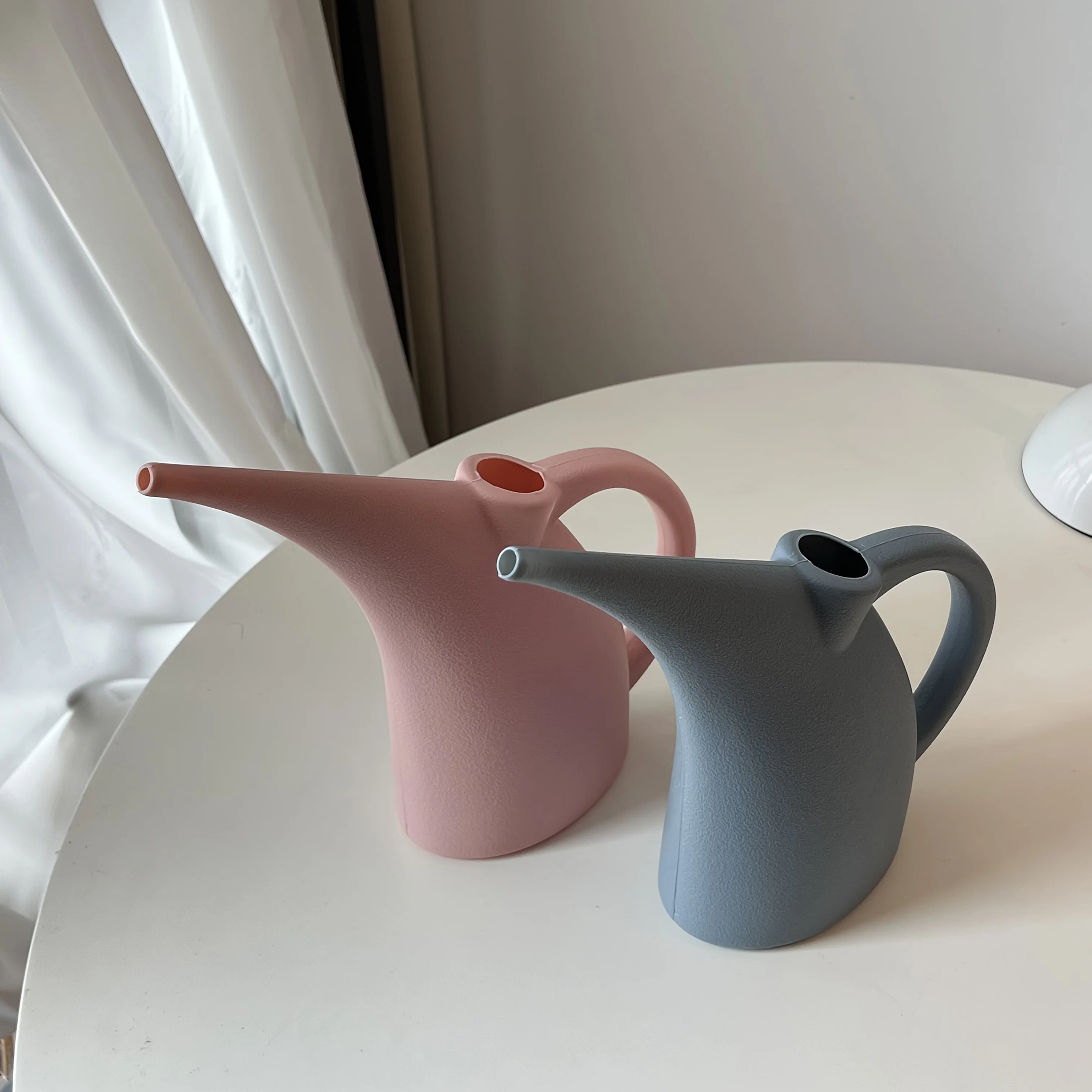 علب سقي للحديقة، علبة سقاية بلاستيكية بمقبض، لوازم ساحة الشرفة، ديكور المنزل، ملحقات المطبخ، ديكور غرفة النوم