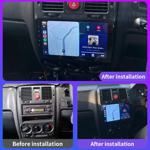 Imagen 2 del producto Para Hyundai Getz 2002 2003-2011 reproductor Multimedia estéreo de coche Carplay navegación GPS automática 2DIN DSP 8GB + 128GB 4G Android 16 radio
