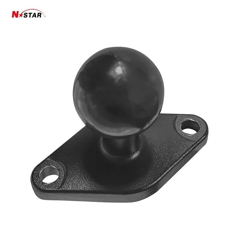 Aluminum Diamond Ball Base Motorcycle Phone Holder 1 Inch 25MM Ball Head Adapter 49MM AMPS Base Plate Ram Ball Mount
