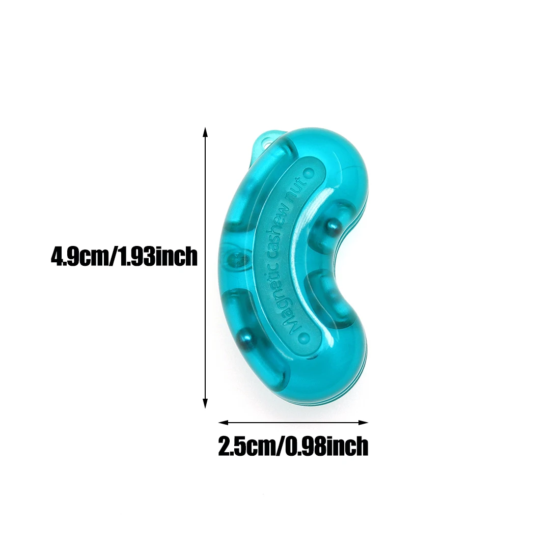 GAO Studio Cashew Fidget Push Slider Luminous Blue EDC Stress Relief Toy Office Magnetic Toys Gift for You