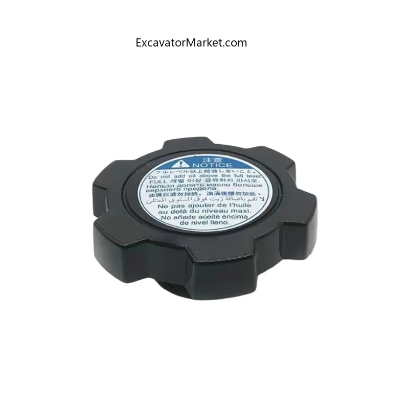 Excavator Spare Kobelco SK SK200, 210, 230, 250, 260, 350 engine oil cap, oil filler cap, j05/j08 engine oil filler cap