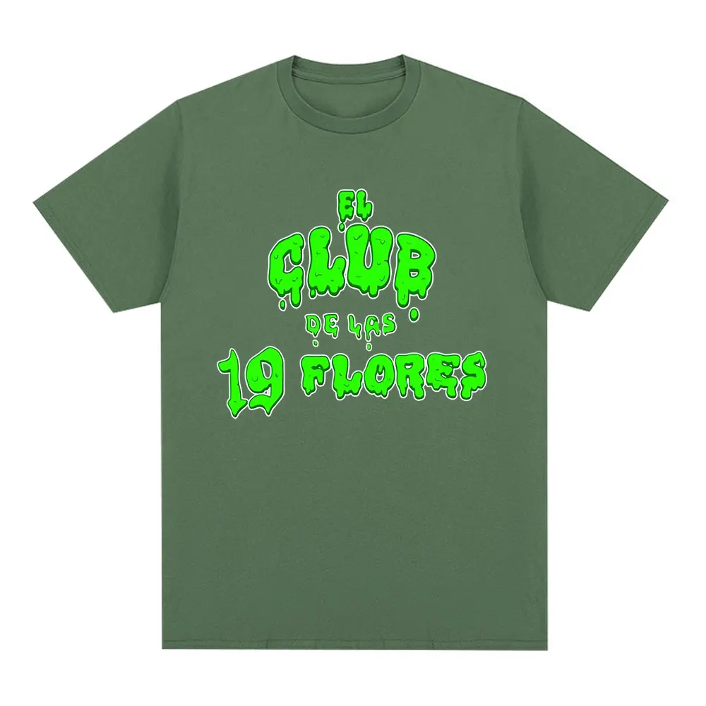 Rapper Feid Ferxxo El Club De Las 19 Flores – T-Shirts im gleichen Stil, Herren- und Damenbekleidung, Hip-Hop-Mode, T-Shirts mit kurzen Ärmeln. – Detail 6