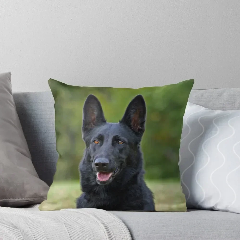 

Black German Shepherd Throw Pillow Sofa Pillow Cover Cushions For Decorative Sofa luxury decor Decorative Cushions pillow